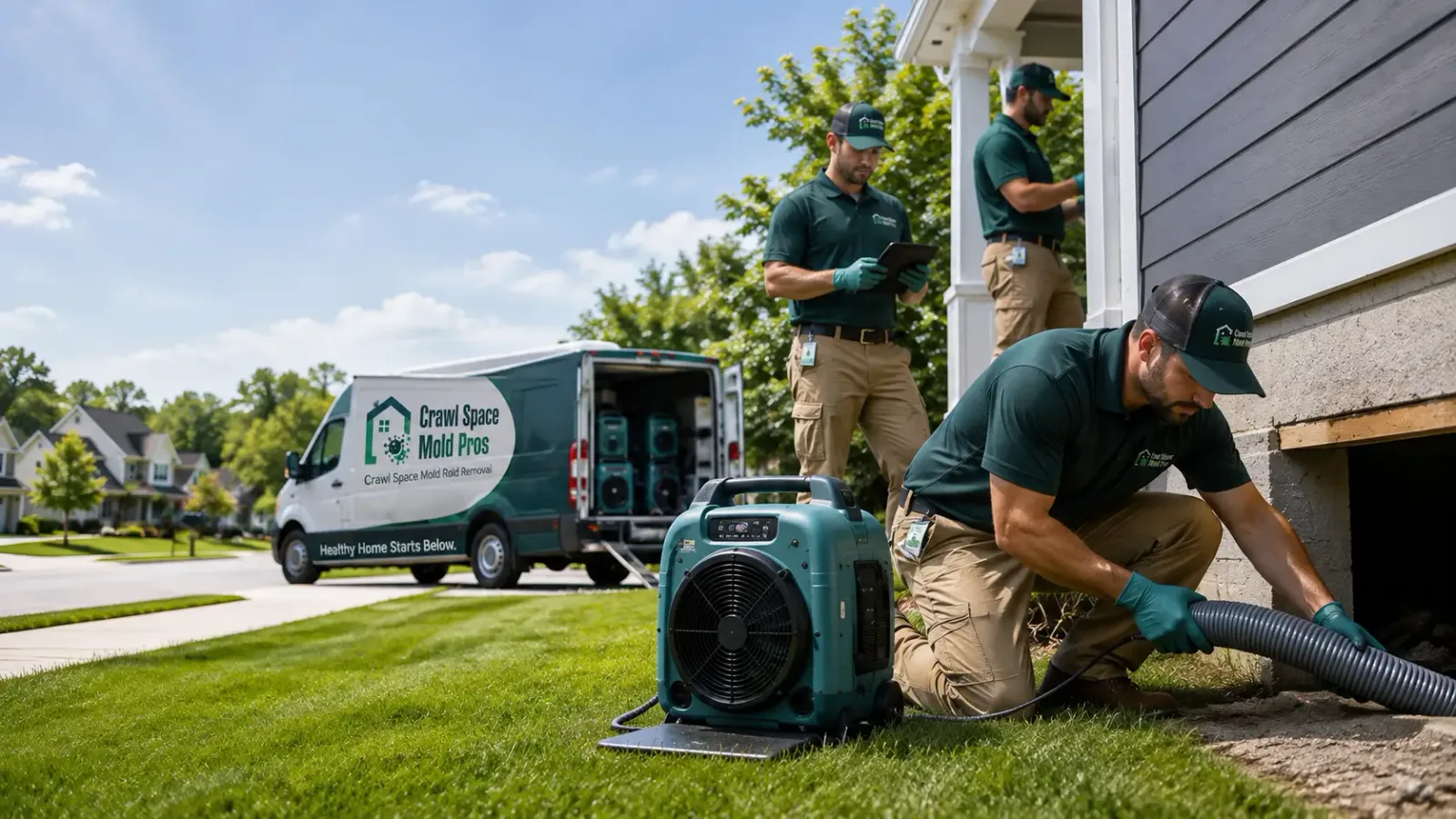Crawl Space Mold Removal in Arcadia, OH